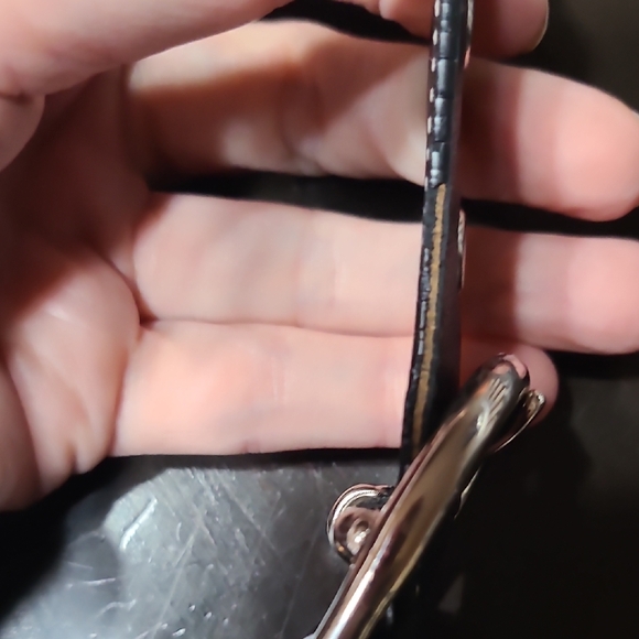 SALE! Coach 6376 Black and Gray signature Patterned Shoulder Messenger Bag - Picture 8 of 15